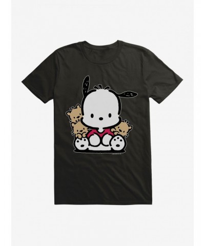 Pochacco Sitting With Friends T-Shirt $6.88 T-Shirts