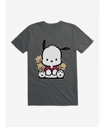 Pochacco Sitting With Friends T-Shirt $6.88 T-Shirts