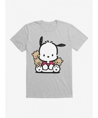 Pochacco Sitting With Friends T-Shirt $6.88 T-Shirts