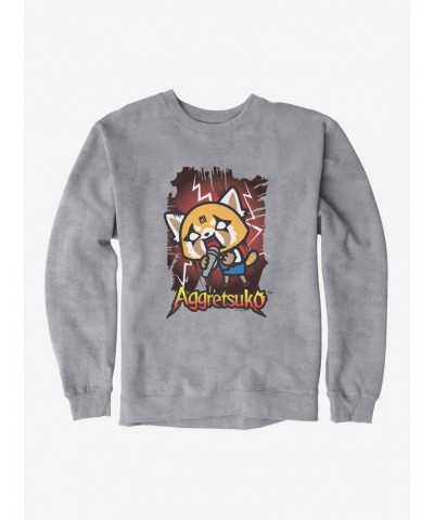 Aggretsuko Metal Rockin' Out Sweatshirt $14.17 Sweatshirts