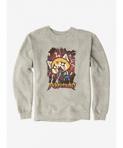 Aggretsuko Metal Rockin' Out Sweatshirt $14.17 Sweatshirts