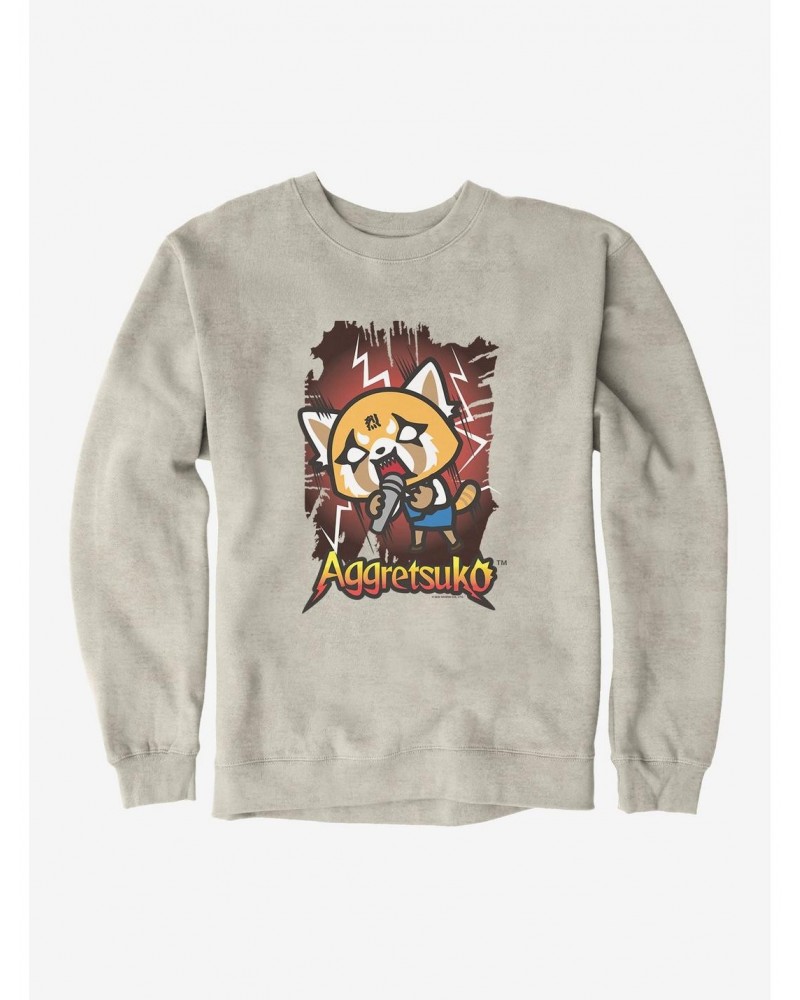 Aggretsuko Metal Rockin' Out Sweatshirt $14.17 Sweatshirts