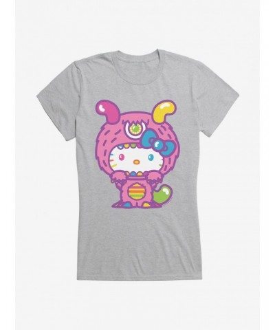 Hello Kitty Sweet Kaiju Fuzzy Girls T-Shirt $9.96 T-Shirts