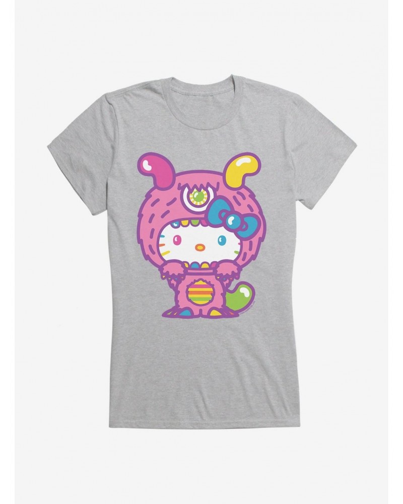 Hello Kitty Sweet Kaiju Fuzzy Girls T-Shirt $9.96 T-Shirts
