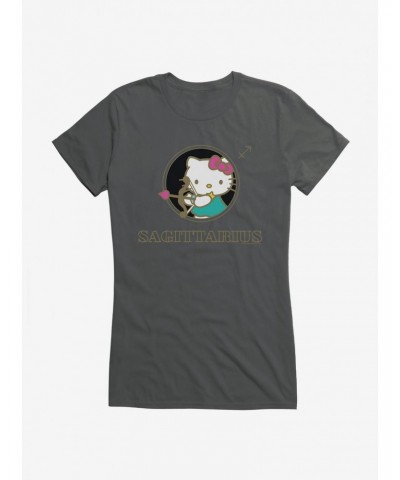 Hello Kitty Star Sign Sagittarius Stencil Girls T-Shirt $7.37 T-Shirts