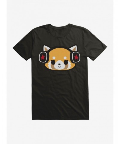 Aggretsuko Metal Headphones T-Shirt $6.69 T-Shirts