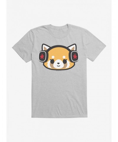 Aggretsuko Metal Headphones T-Shirt $6.69 T-Shirts