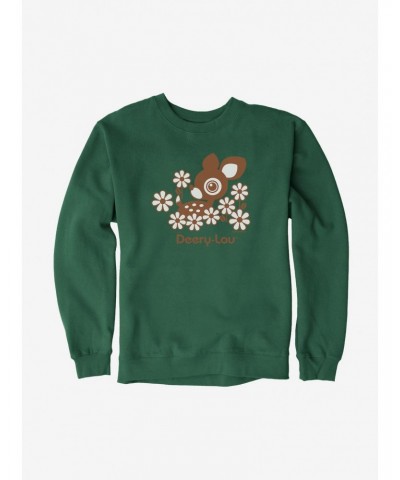 Deery-Lou Floral Design Sweatshirt $14.17 Sweatshirts